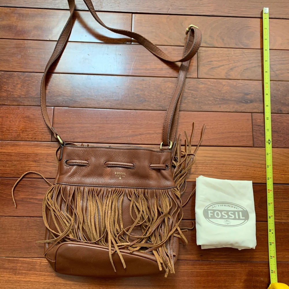 Fossil Authentic original leather Bucket bag